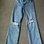 ZARA Distressed Denim Jeans Photo 0