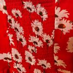 Urban Outfitters  Lula red floral V neck romper Photo 6