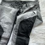 Vanilla Star Jeans Vanilla star spliced faux leather jeggings, size 7 Photo 2