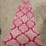 Pink sleeveless maxi dress Photo 2