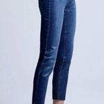 L'Agence El Matador French Slim Fit Fremont Gold Glitter Coated Jean Size 26 NEW Photo 10