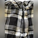 American Bazi Black and white plaid cotton pants size large Photo 4