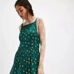 Free People Daydreamer Midi Dress in Emerald Combo Photo 2