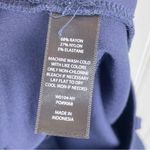 Betabrand  Classic Dress Yoga Pants Boot Cut Navy Blue Size Medium Short Petite Photo 5