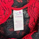 secret treasures  black/red lace baby doll sz 3X Photo 2