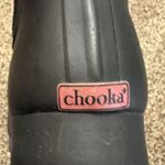 Chooka  Women’s Black Delridge Chelsea Rubber Rain Short Boots Booties Size 7 Photo 6