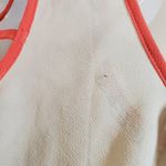 5/$25 EM Peplum Top Sheer Black Embroidery Coral Trim Junior Small Size undefined Photo 4