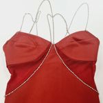 superdown Jaxie Diamond Mini Dress in Rust XS Photo 4