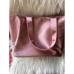 Coach  Fragrance Pink Satin Tote Bag Photo 3