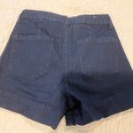Forever 21 Cotton Blend Stretch 5-Pocket Denim Jeans Shorts Dark Blue Size 27 Photo 5