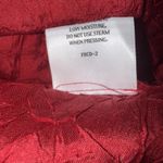 Eileen Fisher  RED Crushed 100% Silk Old Money Classic Designer Blazer Jacket Med Photo 11