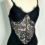 A'Gaci A’GACI Black Lace Cupped Bodysuit size Small Photo 0