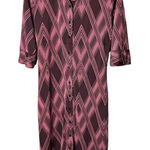 Vintage Wanted Clothing Y2K Retro Button Front MIDI Dress Size M Pink Size M Photo 0