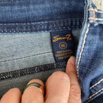Seven 7 Dark Wash Women’s Denim Jean Shorts Size 16 Photo 2