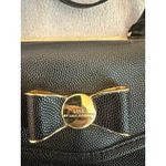 Lulu‎ by Lulu Guinness black faux leather crossbody purse Photo 2