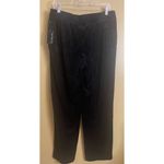 kim rogers  Women's Black Velour Pants Size Medium NWT Photo 2