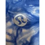 Lululemon Shibori Energy Blue Tie Dye Crossback Sports Bra Crop Tank Top Size 4 Photo 2