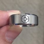 Silver Pittsburgh steelers Ring Photo 1