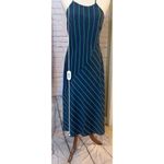 Rowing Blazers Slip Diagonal Stripe Midi Dress Photo 7