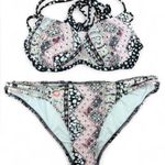 Victoria's Secret Victoria’s Secret Bikini Set Paisley Push-Up Top 34A + Strappy Cheeky Bottom S Photo 0