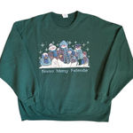 Jerzees Vintage Y2K Snow Friends x Mindy Cain Holiday Sweatshirt Size 2X Photo 0