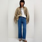 Free People NWT  Palmer Wide Leg Cuffed Jean Photo 4