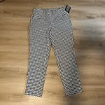 Jessica London  Houndstooth Ponte Pants 14W Black White‎ Slim Fit Career Trousers Photo 1
