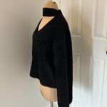 & Other Stories & Other Stories Black Feather Knit Choker Neck Jumper Photo 5