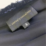 Anthropologie | Corey Lynn Calter Pinup Polka Dot Dress Blue & Black Size 4 Photo 5