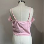 Forever 21  Angel Rhinestone Crop Top Faux Fur Trim Y2K NWT Size 1X Photo 2