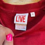 Live red university of Lacoste sweatshirt size 5 Photo 1