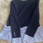 Sugar Lips Blue Business Casual Top Photo 2