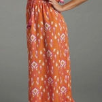 Mud Pie  Tangerine Ikat Sleeveless Maxi Dress Large‎ Photo 0