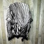 Caroline Rose One Size Safari Short Sleeve Cardigan Overpiece Lagenlook Top Black Photo 2