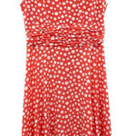 Eliza J  Polka Dot Coral Casual Dress Photo 0