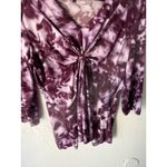 Daisy Fuentes Y2k Vintage Twist Front Tie Dye Print Going Out Top Fairy Size L Photo 4