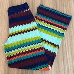 Anthropologie Aldomartins Pull On Zig Zag Wide Leg Knit Coverup Pants Women’s 6 Photo 2