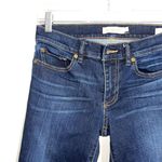 Tory Burch Dark Wash Low Rise Super Skinny Jeans Photo 2