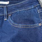 Levis 725 High Rise Bootcut Jeans Womens 28 Blue Dark Wash Denim Classic Modern Size 28W Photo 14