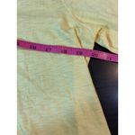 Charlie B Butter Yellow Shirt Womens Medium Pima Cotton Asymmetrical‎ Hem Artsy Photo 6