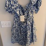 Show Me Your Mumu  Blue and White Floral Dress Photo 2