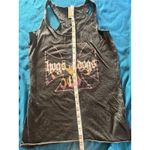 Harley Davidson Tank Top Womens XL Biker Motorcyle Tank Graphic Print Hogs Black Photo 2