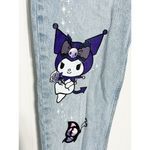 Sanrio Kuromi By Juniors Butterfly Mom Jeans High Rise Straight Leg Jeans Size 7 Photo 4