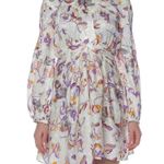 Zadig & Voltaire  Rivage Jac Cut Flowers Silk-Blend Dress Size XS Photo 13