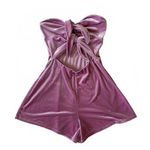 Urban Outfitters NWOT Velvet Romper - Stylish and Chic Small Photo 0