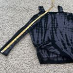 Rock & Republic  Cold Shoulder Tie Dye Knit Pullover Long Sleeve Sweater Medium Photo 4