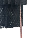 NBD  Dolores Midi Dress in Black Revolve Lace Nude Black Tiered X-Small‎ XS Photo 12