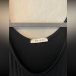 Entro  long sleeve black and burgundy chevron maxi dress size small Photo 2