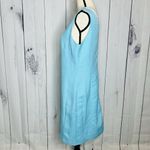 Jade Melody Tam Sleeveless Embroidered Dress Turquoise Gold Sz L V Photo 5