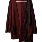 Kerisma Women M/L Open Front Red Wool Acrylic Blend Sweater Artsy Hi Low Cut Art Size undefined Photo 0